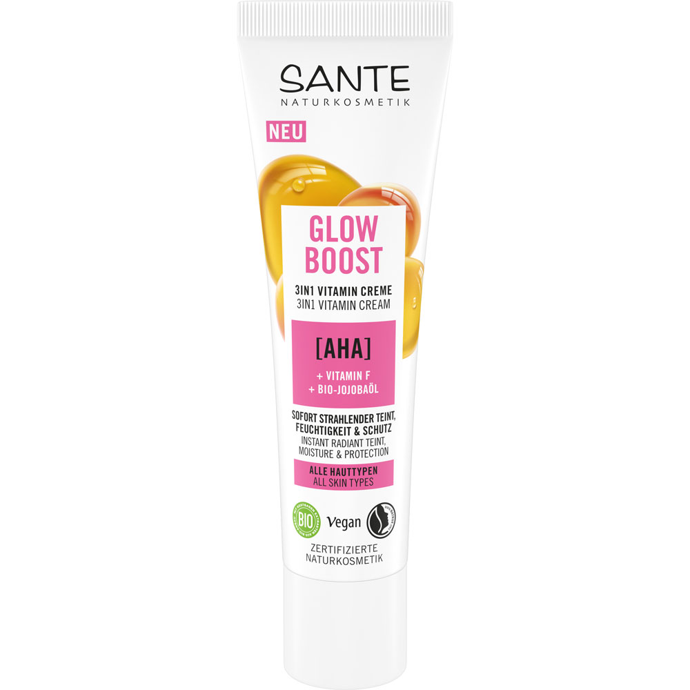 Sante Glow Boost In Vitamin Creme Aha Vitamin F Bio Naturel De