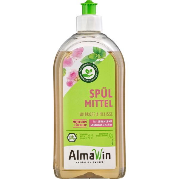 Almawin Spülmittel Wildrose Melisse 500ml