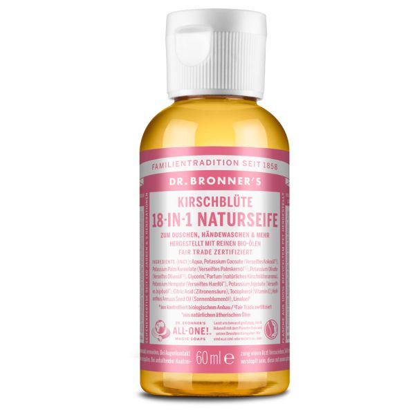 Dr. Bronner´s 18-IN-1 Naturseife Kirschblüte 60ml