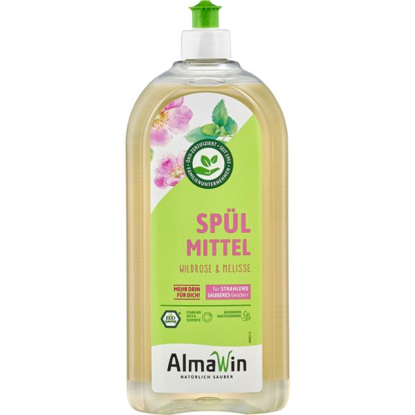 Almawin Spülmittel Wildrose Melisse 1 Liter