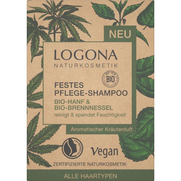 Logona Festes Shampoo Bio & Hanf Bio Brennessel