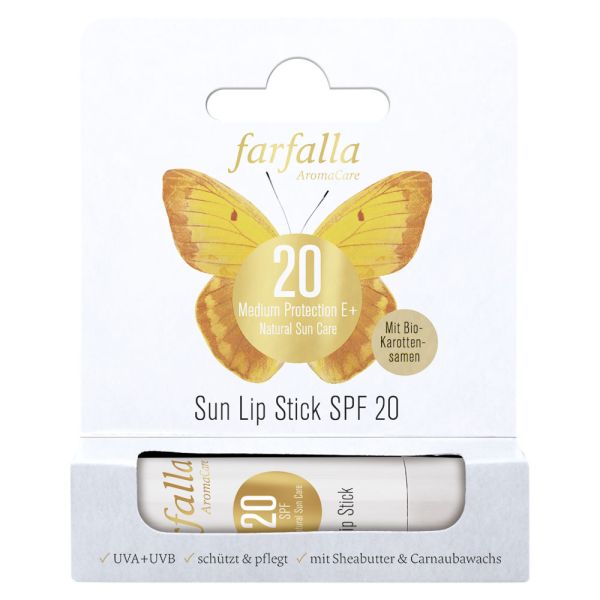 Farfalla Medium Protection E+ Sun Lip Stick SPF 20