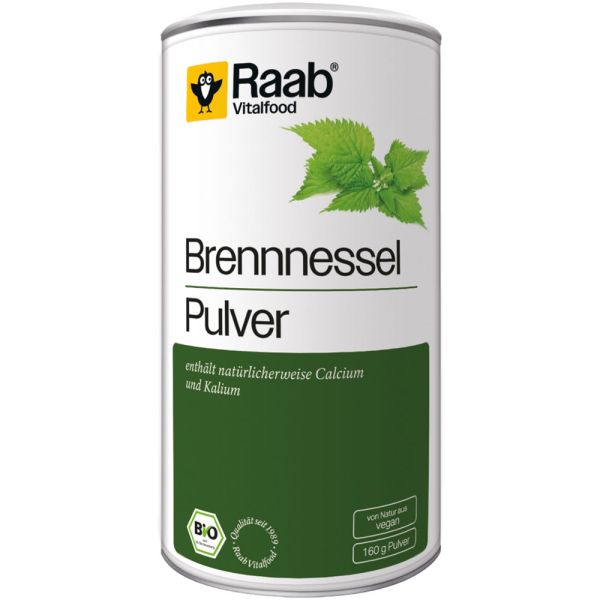 Raab Vitalfood Brennnessel Pulver Dose bio