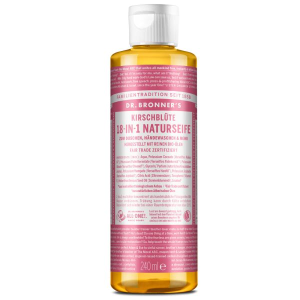 Dr. Bronner´s 18-IN-1 Naturseife Kirschblüte 240ml