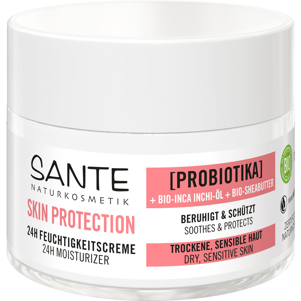 Skin Feuchtigkeitscreme Protection Inchi-Öl Probiotika 24H & Bio-Inca Sante Bio-Sheabutter