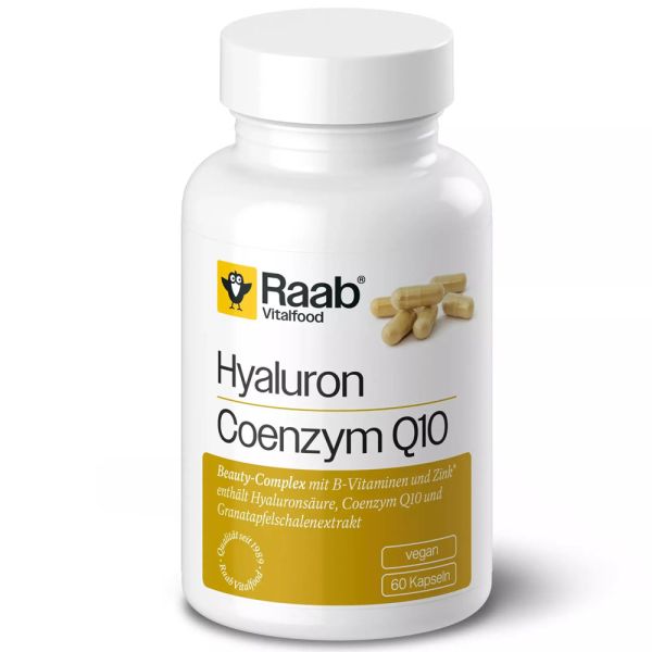 Raab Vitalfood Hyaloron-Coenzym Q10 Kapseln