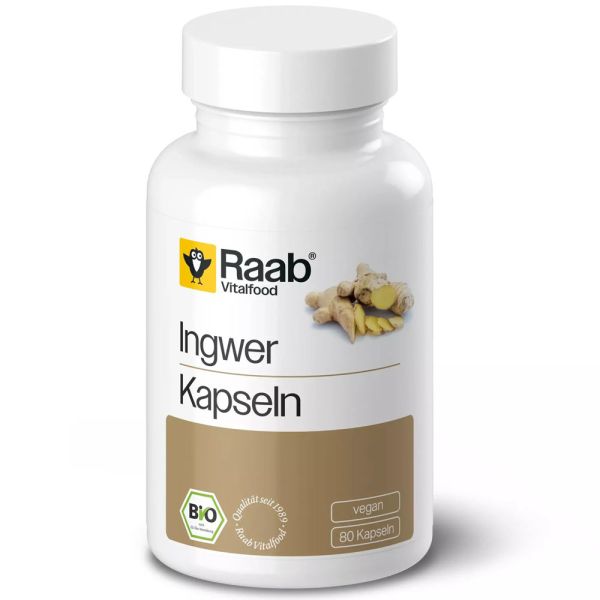 Raab Vitalfood Ingwer Kapseln bio