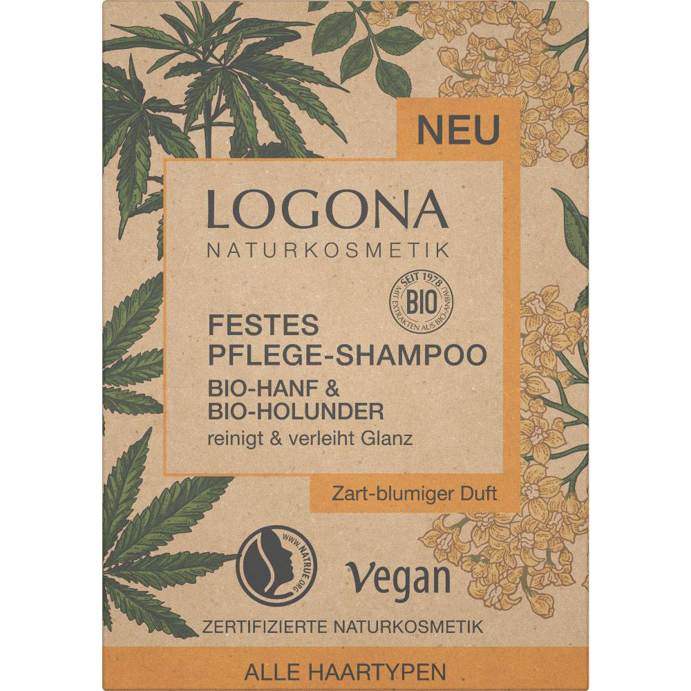 Logona Festes Shampoo Bio Hanf Holunder & Bio