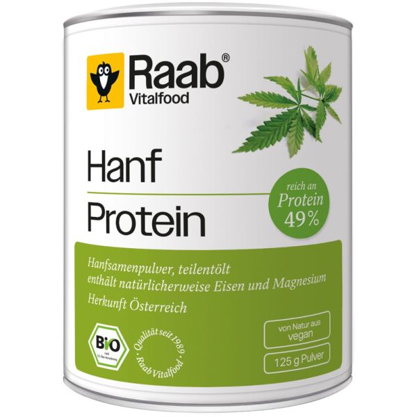 Raab Vitalfood Hanf Protein Pulver 125g