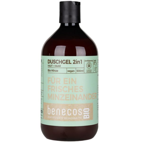 Benecos Duschgel 2in1 Minze 500ml