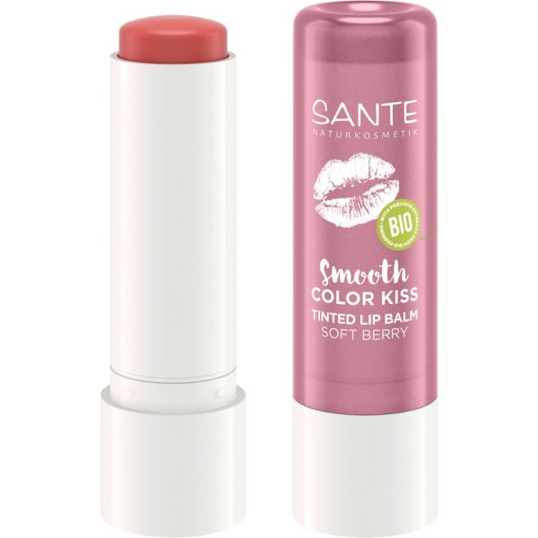 Sante Smooth Color Kiss Tinted Lip Balm 02 Soft Berry