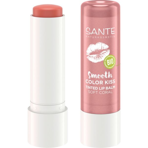 Sante Smooth Color Kiss Tinted Lip Balm 01 Soft Coral