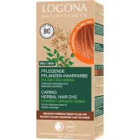 Logona Pflegende Pflanzen-Haarfarbe Pulver Flammenrot 03