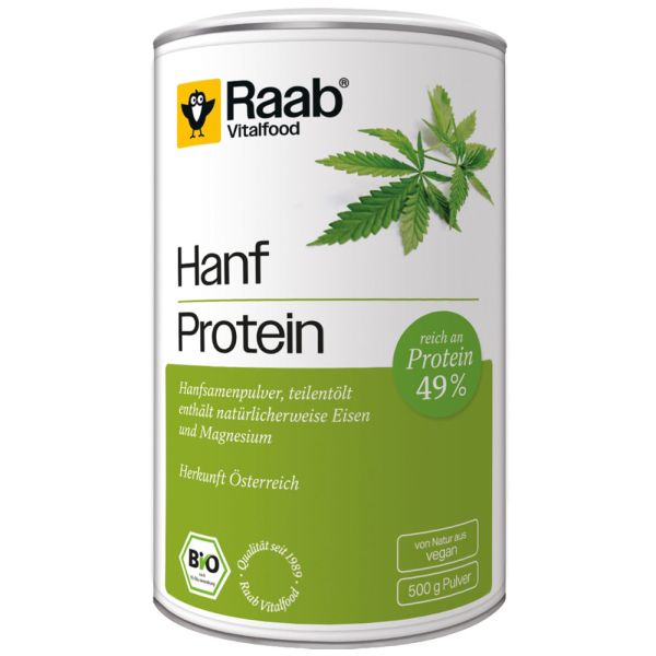 Raab Vitalfood Hanf Protein Pulver 500g