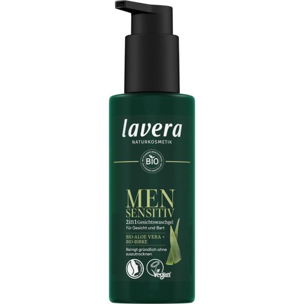 Lavera Men sensitiv 2in1 Gesichtswaschgel