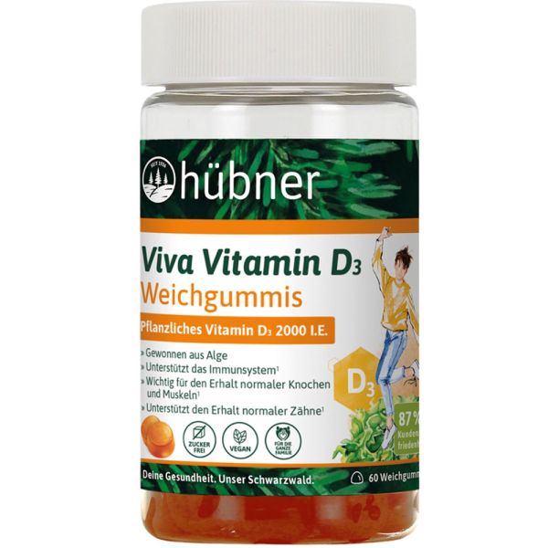 hübner® Viva Vitamin D3 Weichgummis 60 Stück